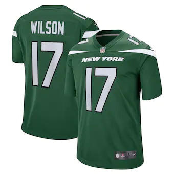 mens nike garrett wilson gotham green new york jets 2022 nf